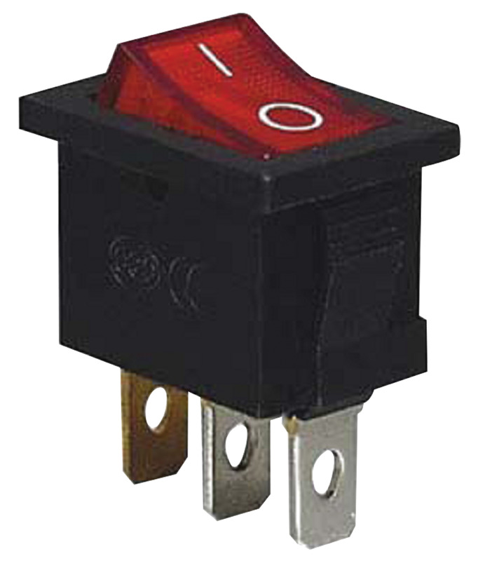 BUTON ROSU ON-OFF APARATE, ILUMINAT TES-33