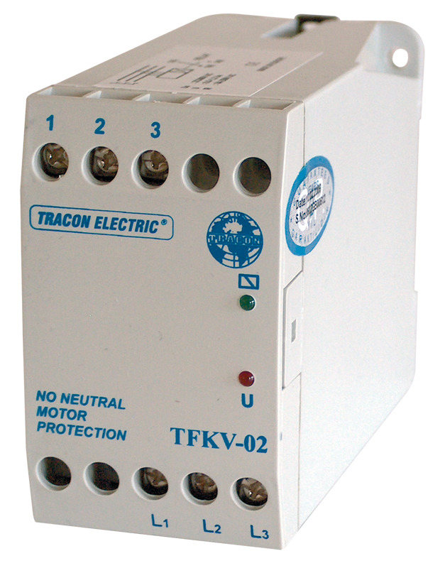 RELEU SUPR. TRIF. FARA NUL 250Vca/5U TFKV-02
