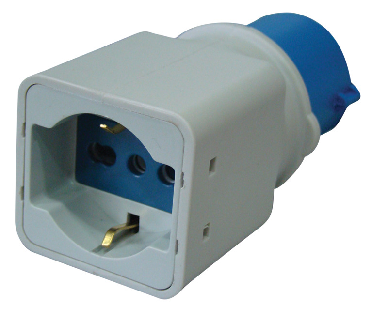 ADAPTOR IND. 16A CEE-SCHUCKO TICS-A1