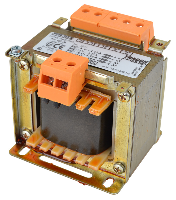 TRANSFORMATOR MONO 230V MAX 100VA TVTR-100-B