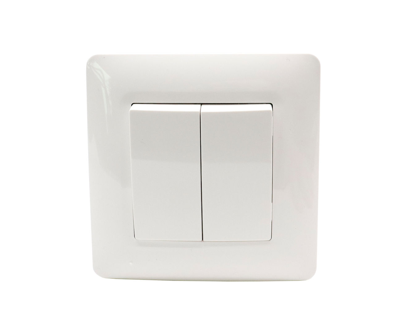 ECO INTRERUPATOR DUBLU CAP SCARA ALB 160010