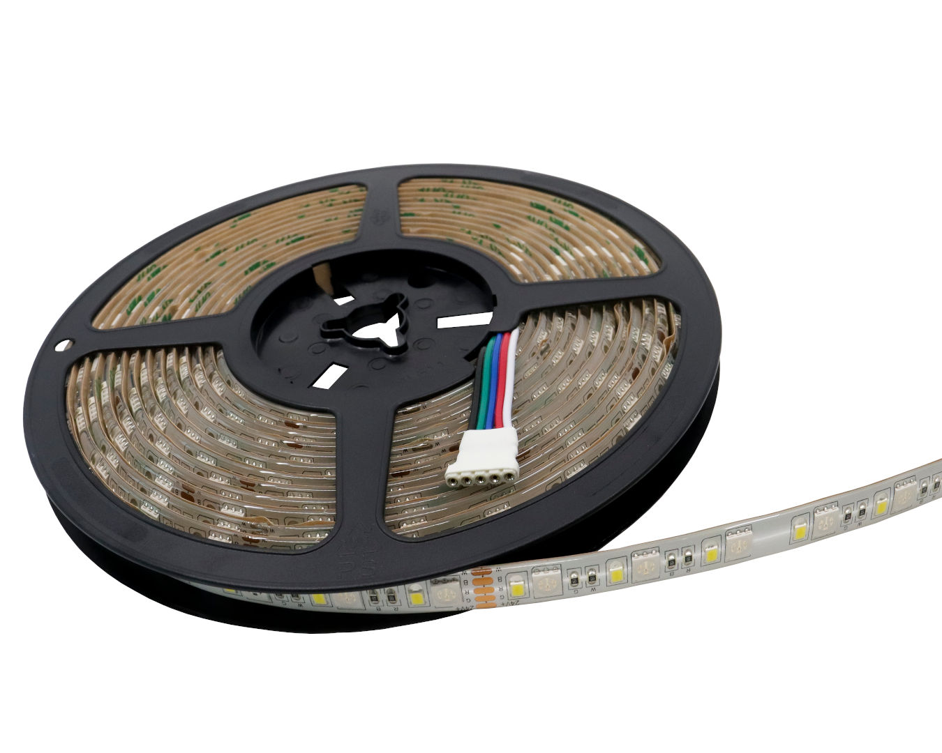 BANDA LED 28.8W/m IP65 RGBW 24V 5m/rola