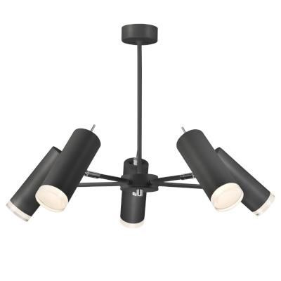 LUSTRA MADISON 5XE27 60W NEGRU LM 5.117