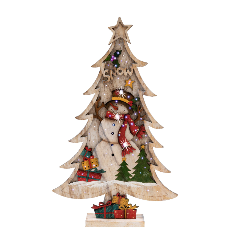 DECOR MASA LED FIR OPTIC LEMN COLOR KAD35