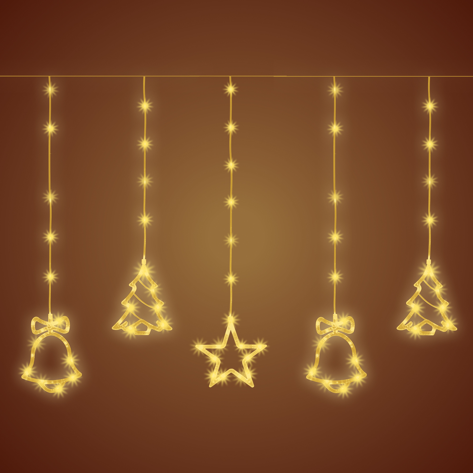 PERDEA 186LED LUMINI+FIGURINE IP44