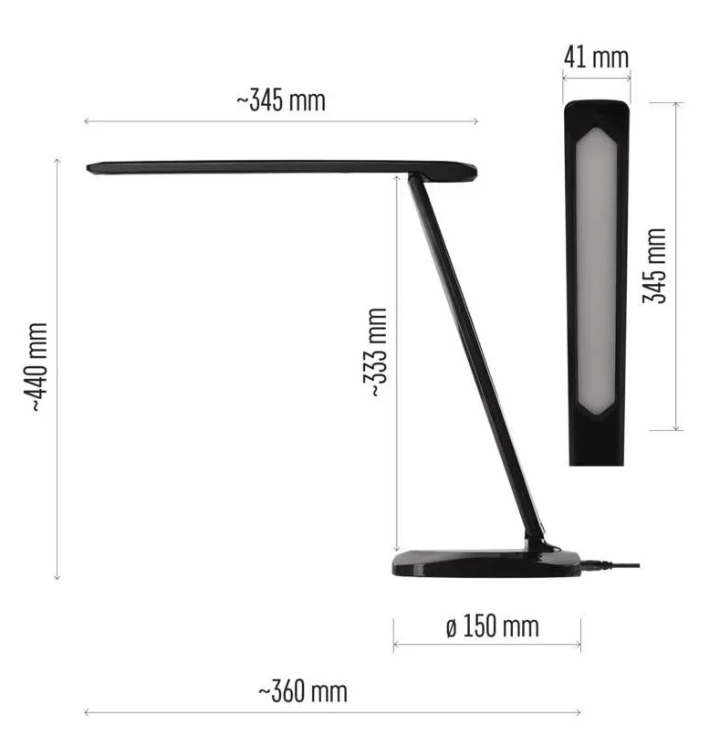 VEIOZA LED 7,8W 2700-6500K EMOS NEG.