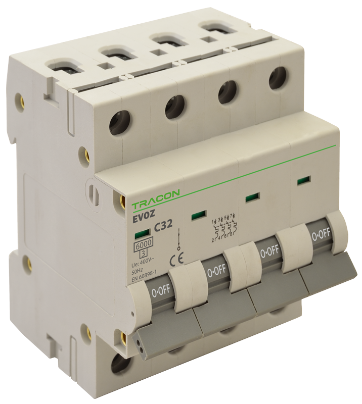 DISJ. 4P C 63A 6kA EVOZ4C63