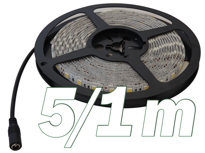 BANDA LED RGB SMD5050, 60LED/M 14,4W LED-SZ24-144-RGB
