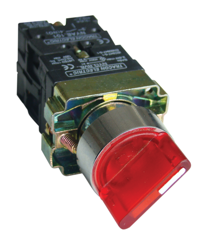 COMUTATOR CU BRAT NC+NO 3A 400V ROSU NYGBK2465P