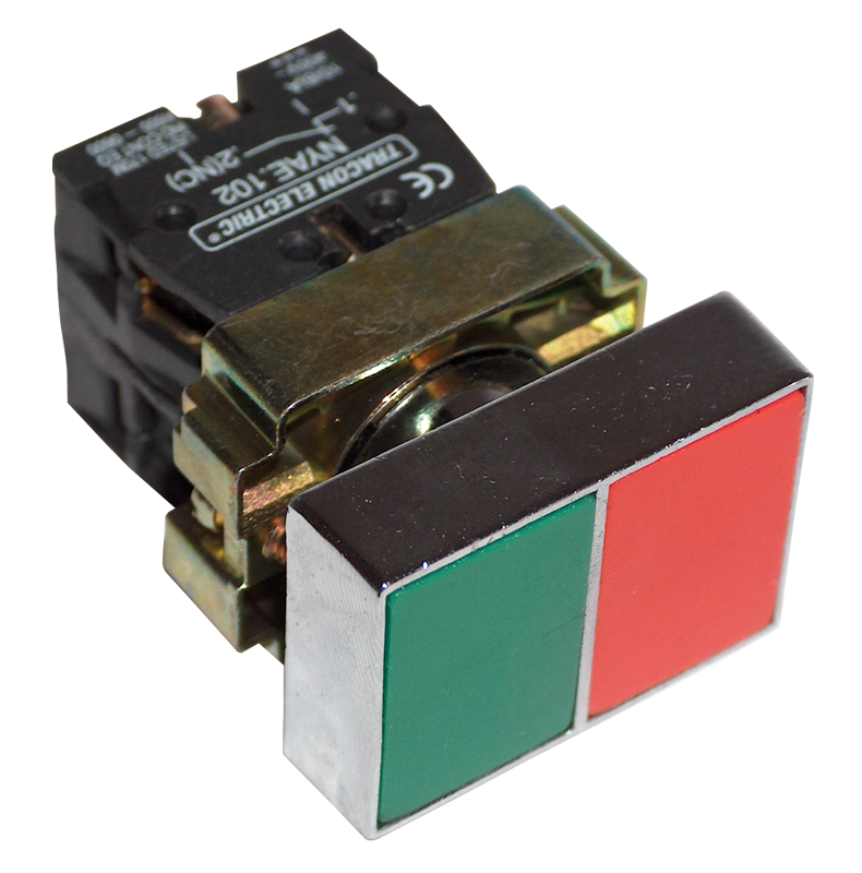 BUTON ON-OFF VERDE-ROSU 1ND+1NC IP44 NYKK8325T