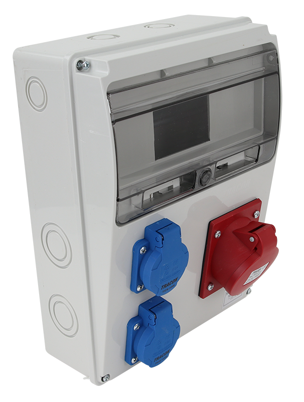 CUTIE DISTR 2XSCHUKO+1X16A 3P+N+E TDB04-11M
