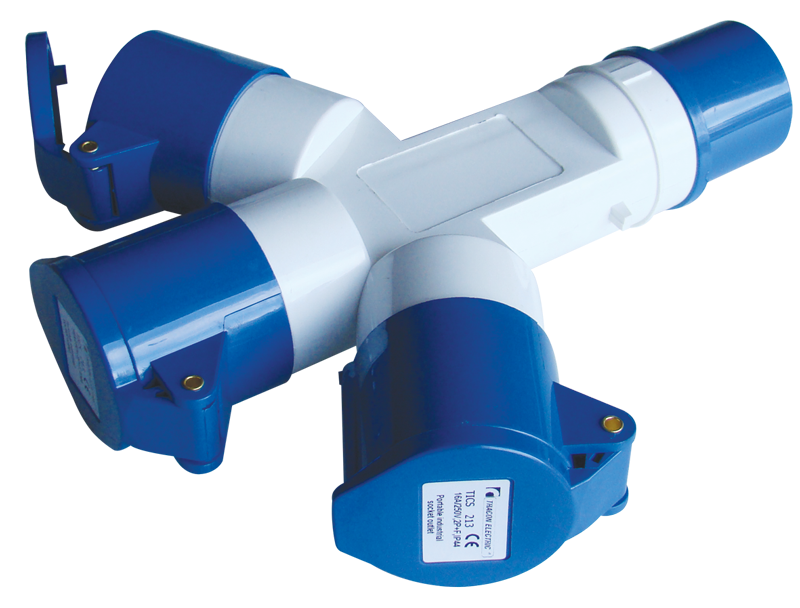 DISTRIBUITOR IND. 16A 1+3 TICS-1023