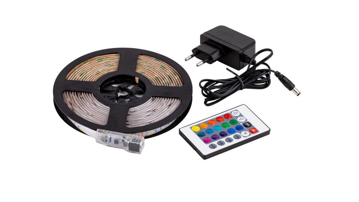 SET BANDA LED RGBW 4.8W/M IP44 3M LED-SET-K-RGBW-3M