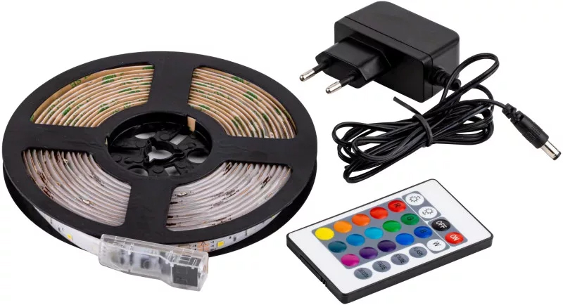 SET BANDA LED RGBW 4.8W/M IP44 5M LED-SET-K-RGBW-5M