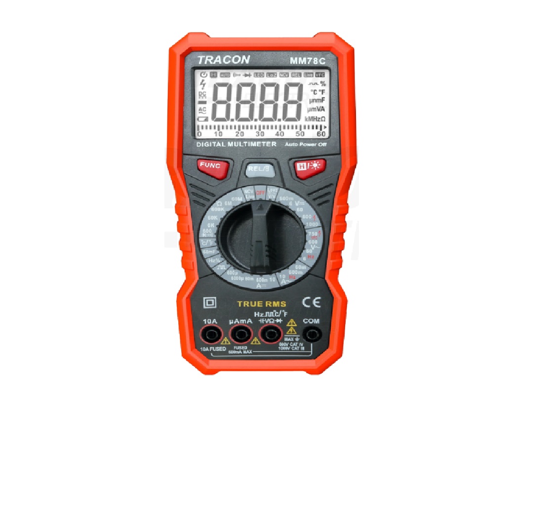 MULTIMETRU DIGITAL TRMS ACV, DCV, ACA, DCA, TRMS, Ohm,