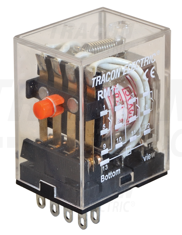 RELEU MINI. 12V DC 4XCO 3A, 230V AC RM14-12DC