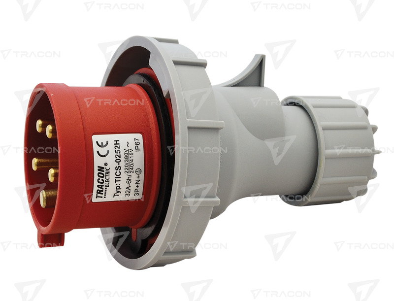 FISA IND. CU PRESET.32A 3P+N+E IP67 TICS-0252h