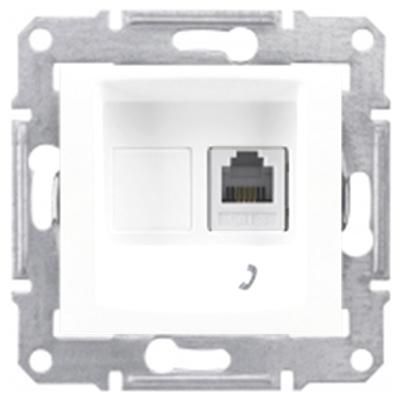 SEDNA PRIZA RJ11 ALB SDN4101121