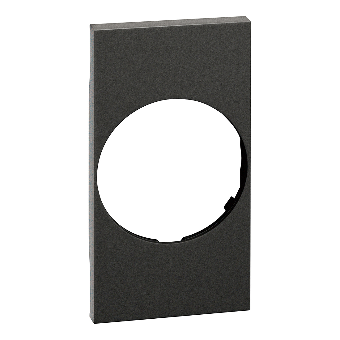 LNOW PLACA PENTRU PRIZA 2MODULE NEGRU