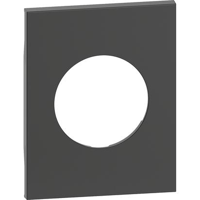 LNOW PLACA PENTRU PRIZA 3MODULE NEGRU