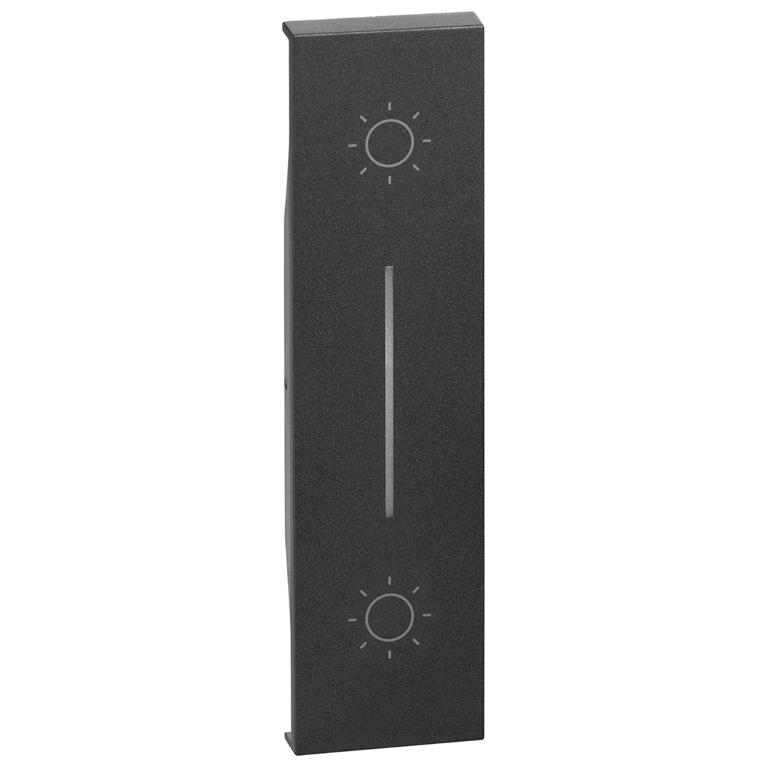 LNOW PLACA PENTRU BUTON DUBLU K4036 NEGRU