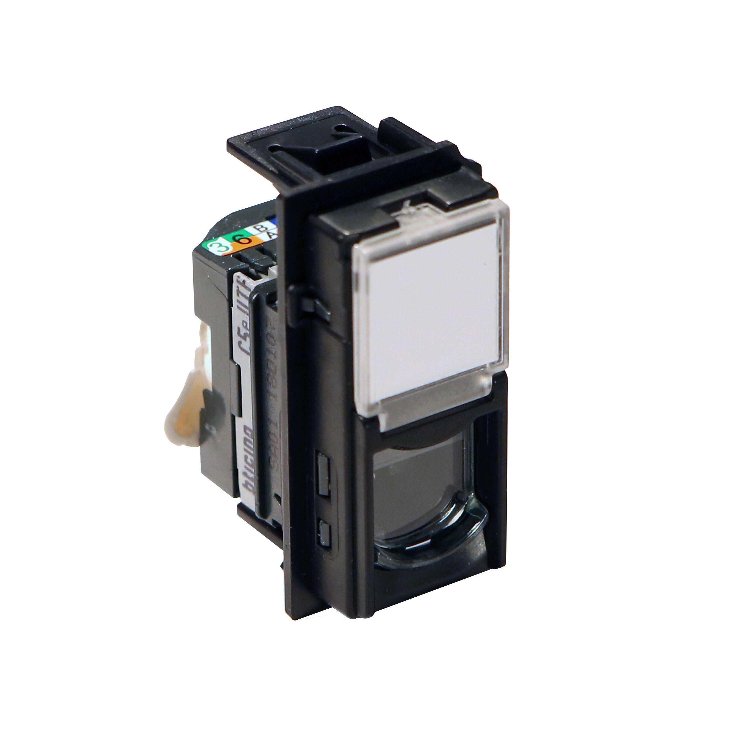 LNOW PRIZA RJ45 UTP CAT.5 1MODUL NEGRU