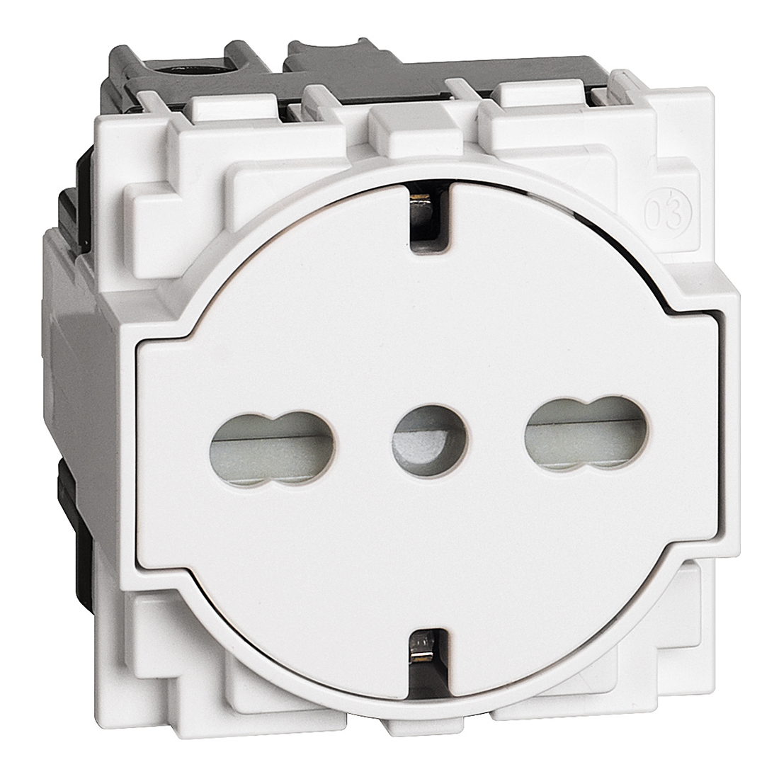 LNOW PRIZA SCHUKO LA FATA 16A 2M ALB KW4140A16F
