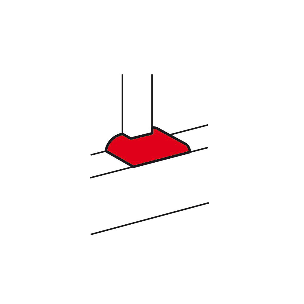 DLP DERIVATIE PLANA H50 ALB 010732
