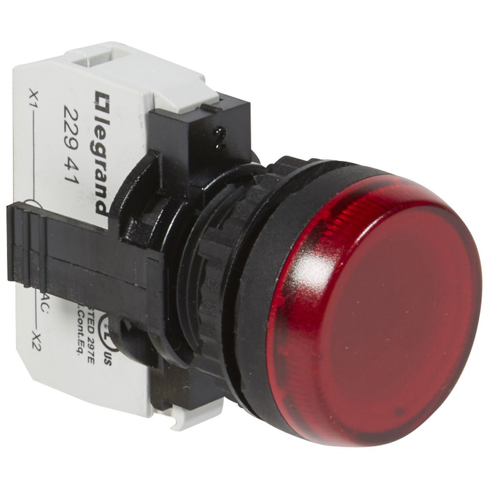 OSMOZ LAMPA LED 230V ROSU COMPLET 023791