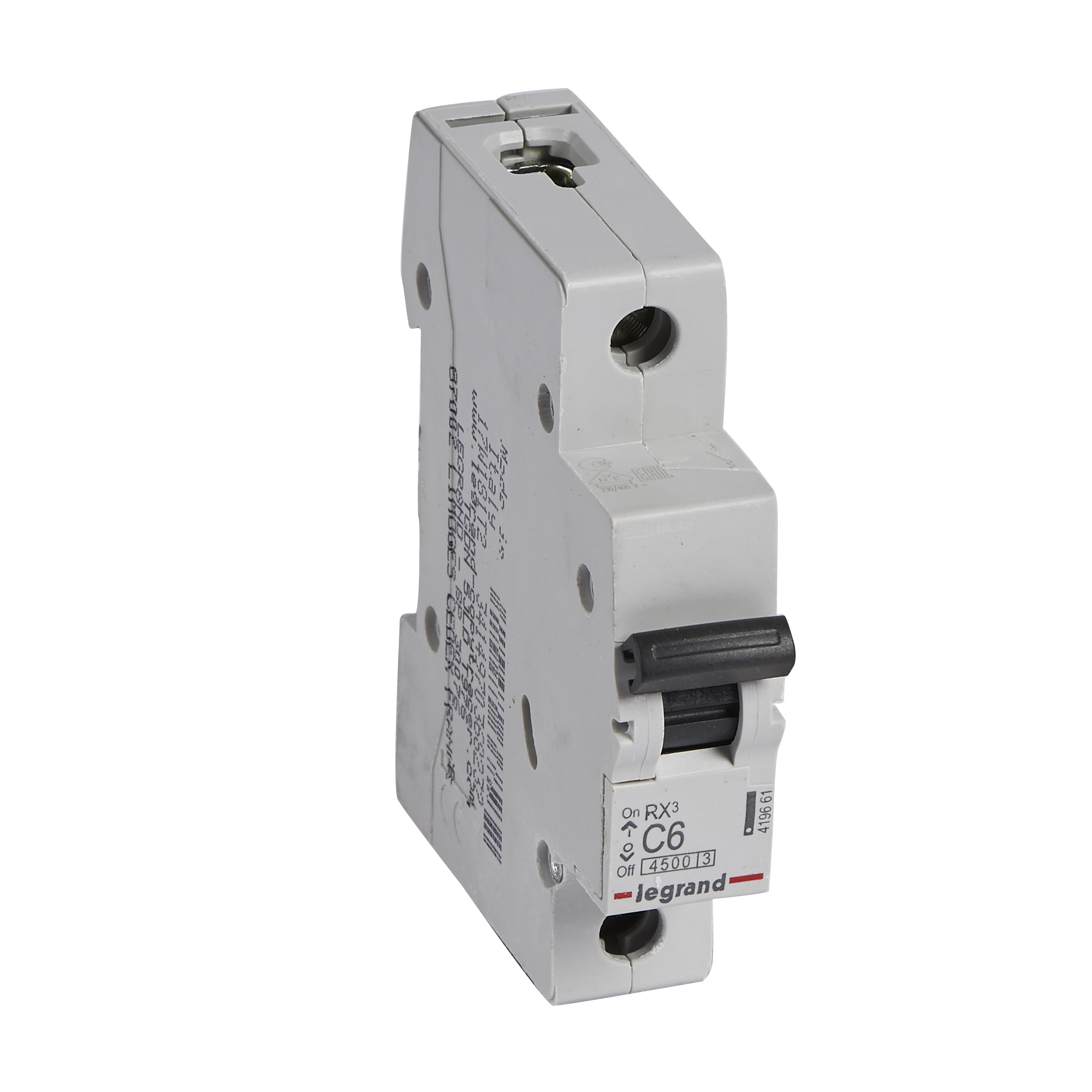 DISJUNCTOR 1P C6A 4,5KA RX3 419661