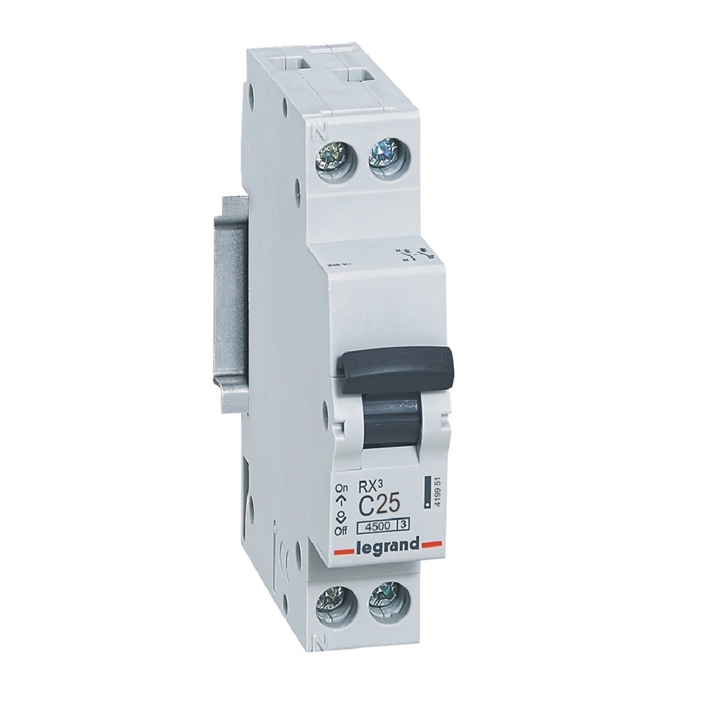 RX3 DISJUNCTOR P+N 25A 4.5kA
