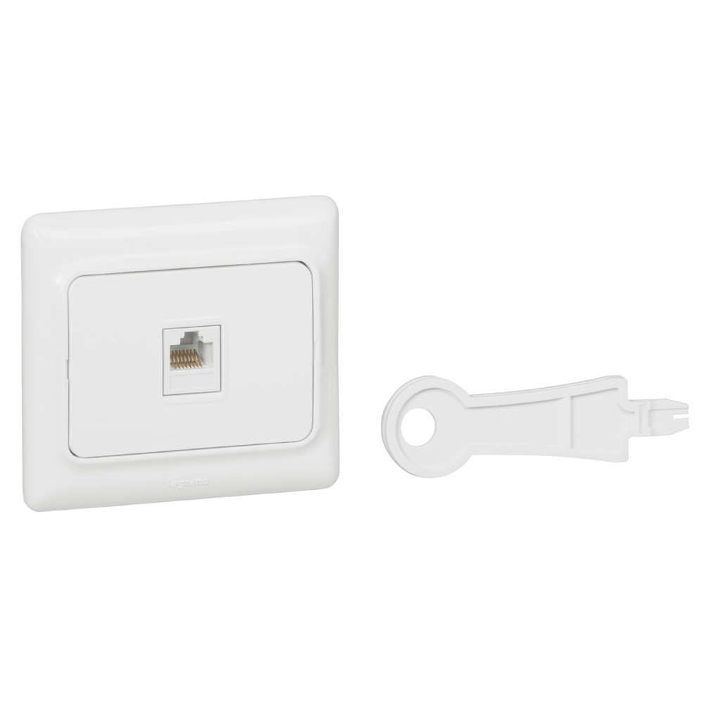 KAPTIKA PRIZA RJ45 ALB 782124