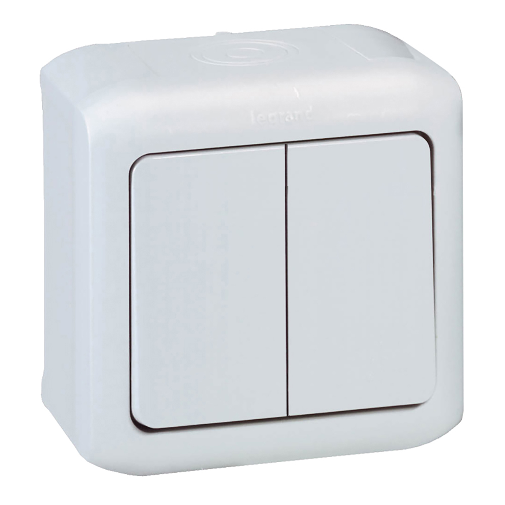 FORIX44 INTR. DUBLU PT 10A IP44 ALB 782362