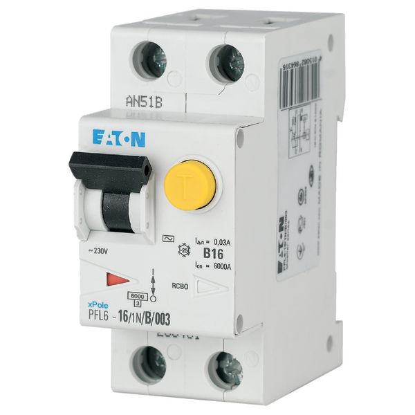 PFL6-16/1N/C/003 DIF 1P+N 16A/C/30m