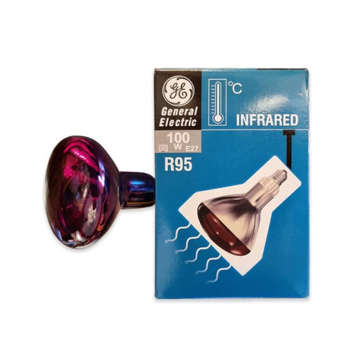 BEC INFRA RUBIN 100W  R95 E27 240V