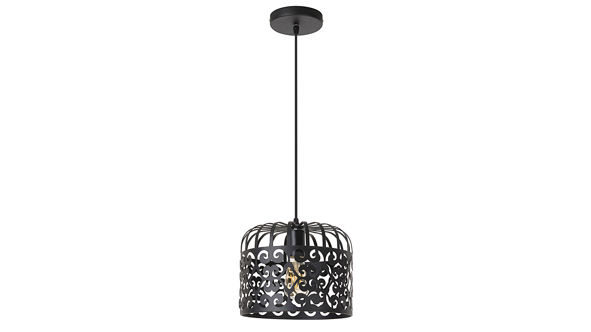 PENDUL ALESSANDRA E27 60W NEGRU