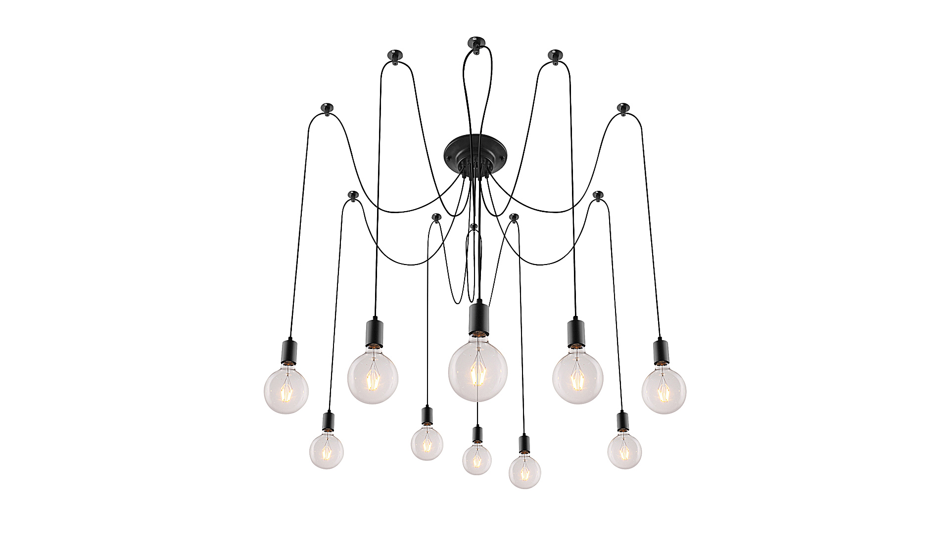 PENDUL CASPAR 10 x E-27 60W 2224