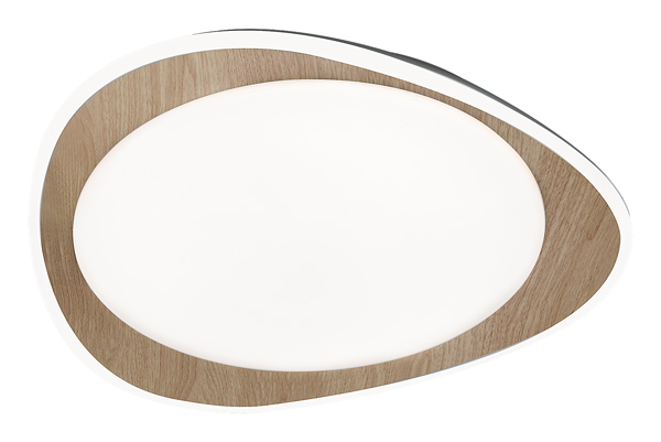 Tamino,ind.Ceil.LED 24W, beech,45cm*