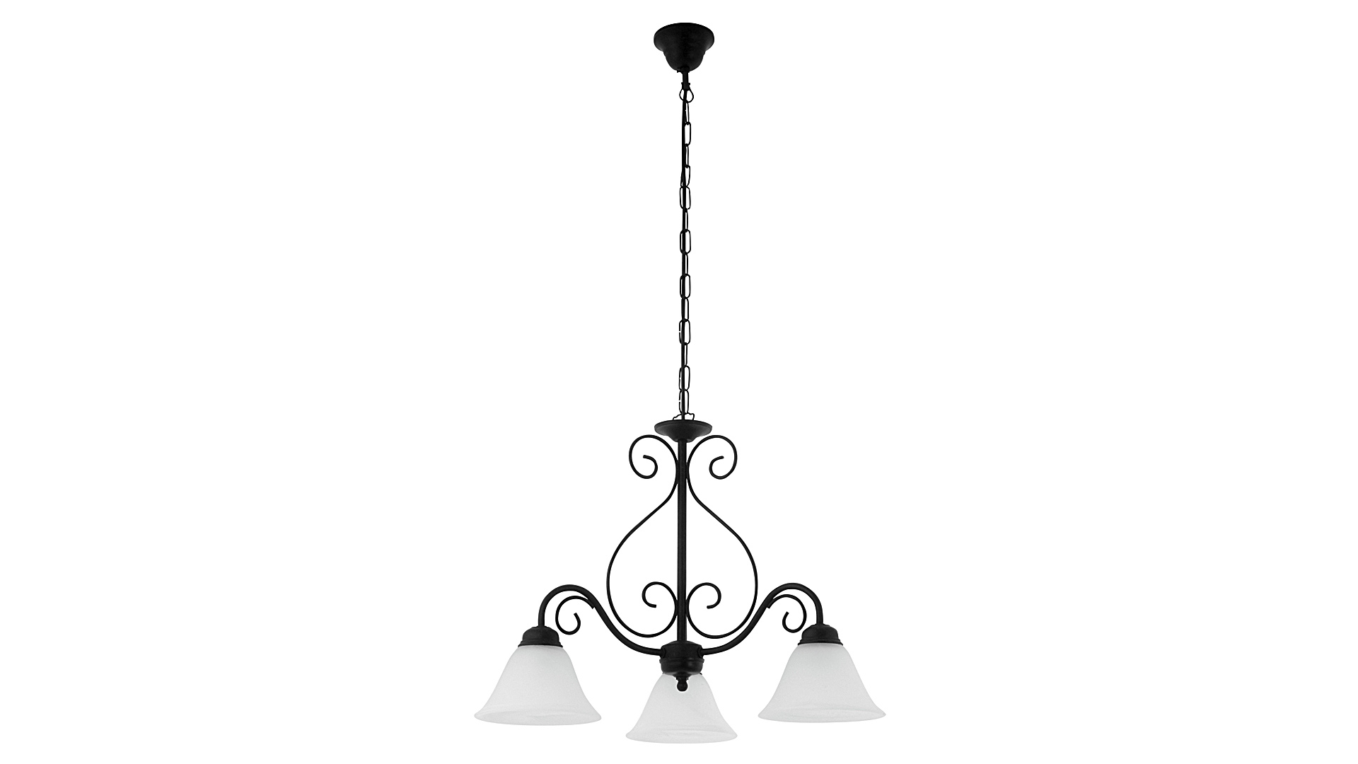 CAND ATHEN NEGRU E14 3x40W