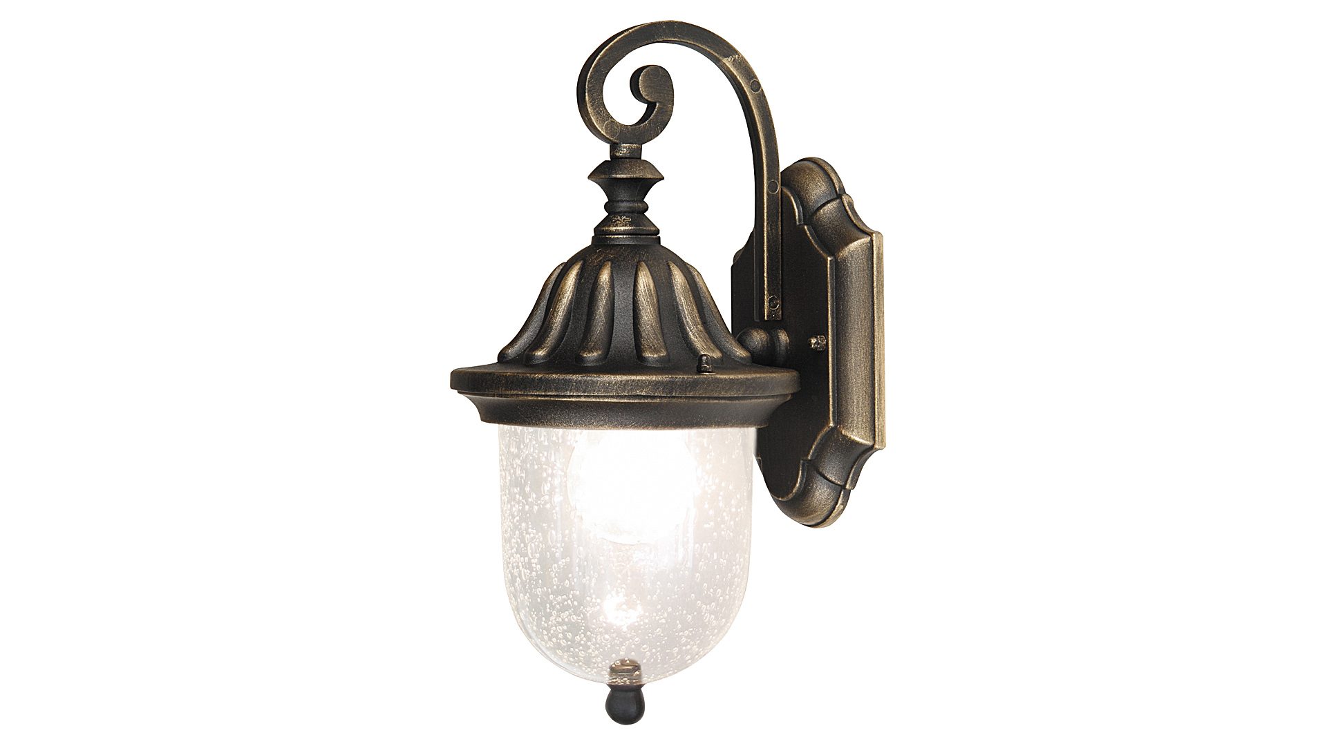 LAMPA 1x60W E27 ANTIK-GOLD