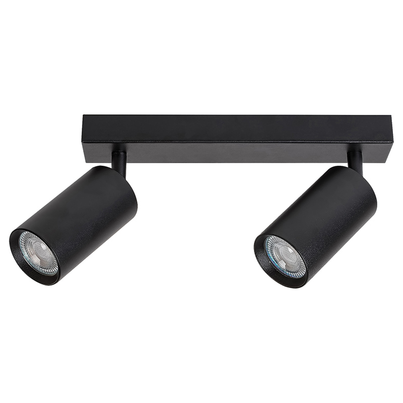 SPOT SOLO NEGRU GU10 2X25W 2085