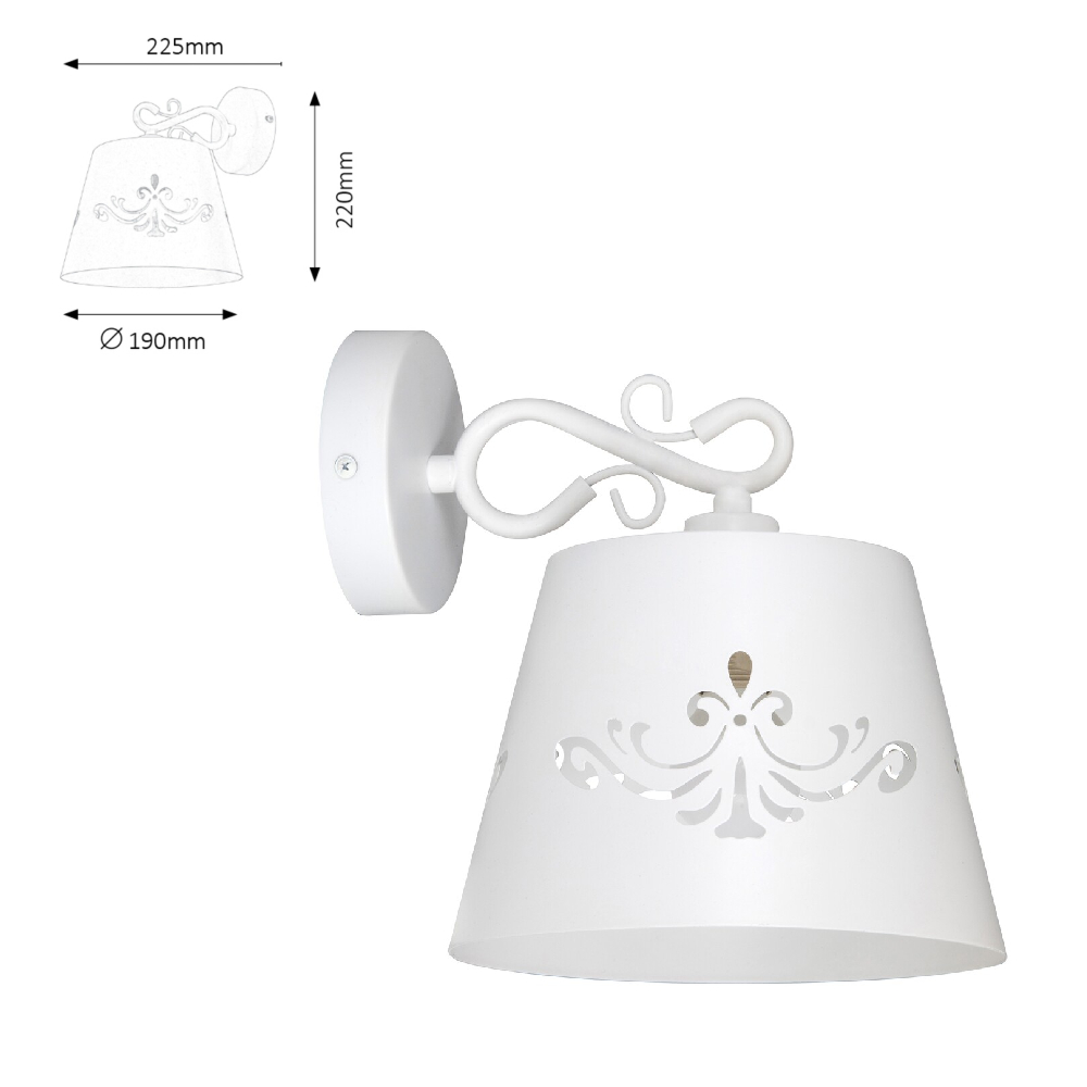 APLICA ANNA ALB E14 40W