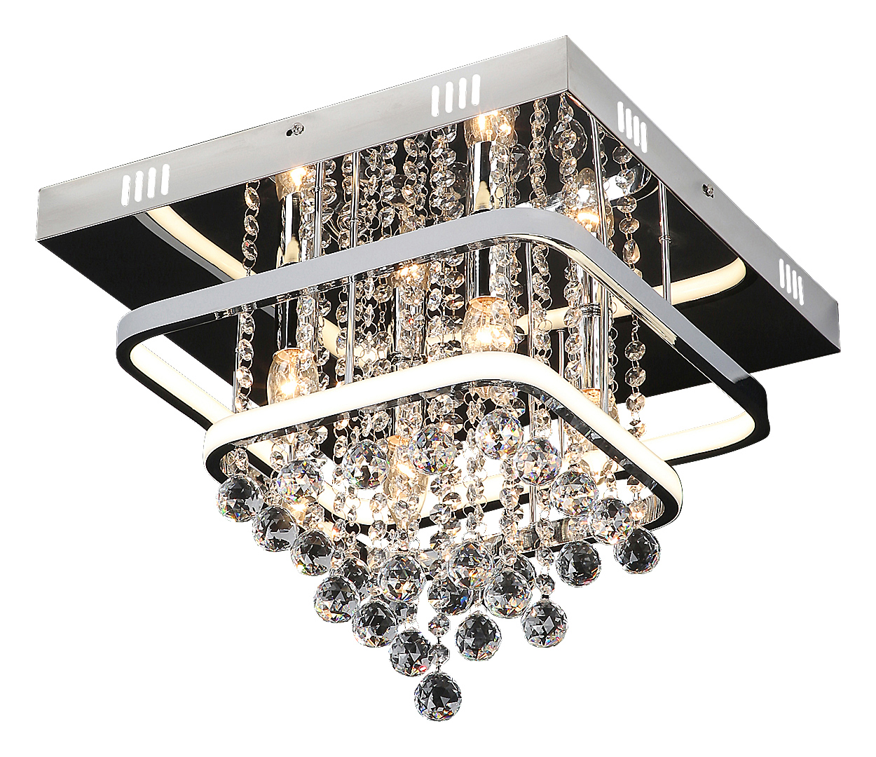 PALLAS PLAFONIERA LED36W+4XE14 CROM 2239