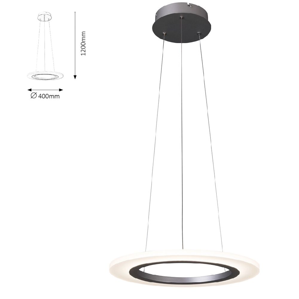 PENDUL LED ADRIENNE 20W 4000K