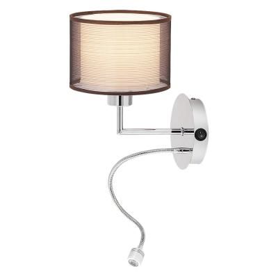 APLICA E27 60W+LED 1W ANASTASIA CROM