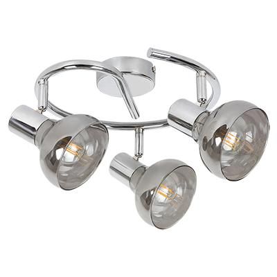PLAFONIERA SPOT HOLLY 3X40W E14 CROM