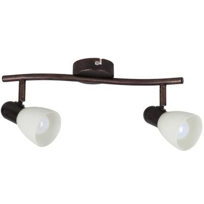 SPOT SOMA 2x40W E14 BRUN SOMA