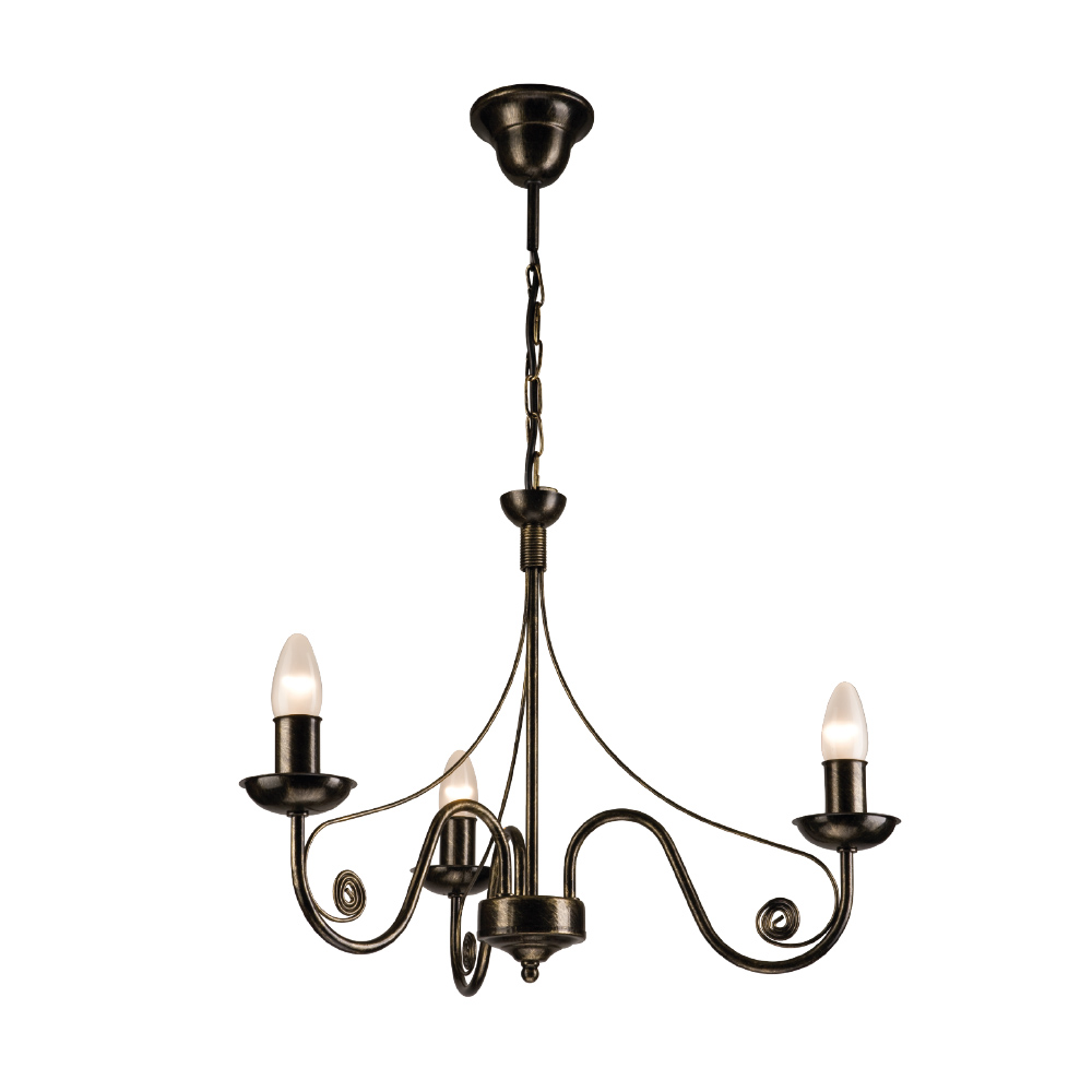 LUSTRA DONATO 3XE14-40W 1720X450 m NEGRU
