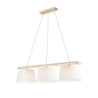 PENDUL AIDA 3X60W E27 NATUR/ALB