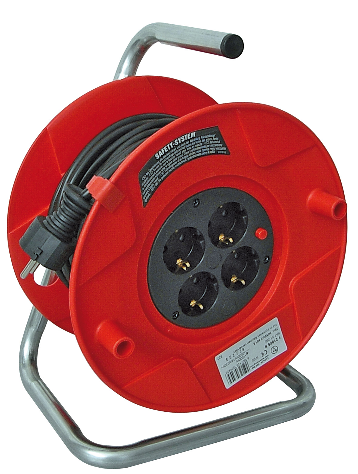 DERULATOR 4P 50m H05VV-F3x1,5 BAT ST
